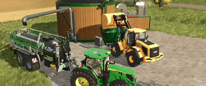Factories Wood Biogas Plant Farming Simulator mod