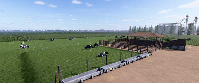 Animal Pens Brazilian Cow Barn Farming Simulator mod