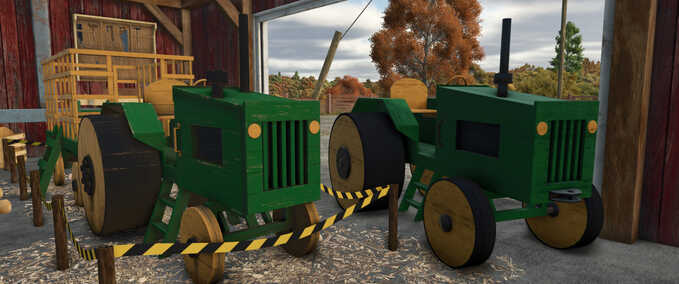 Mod Packs Wooden Tractor Set Farming Simulator mod