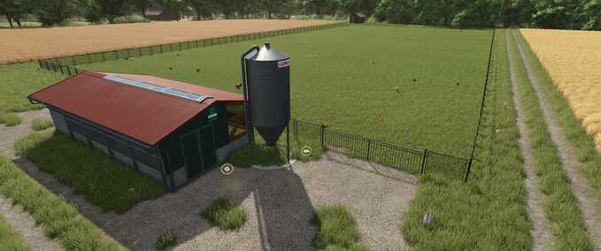 Animal Pens Large Chicken Coop Farming Simulator mod