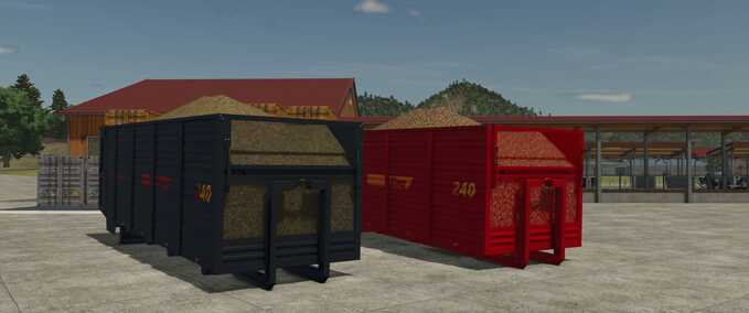 Schuitemaker Siwa 240 Hooklift Silage Container Mod Image