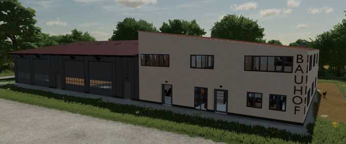 Bauhof-Gebäude Mod Image