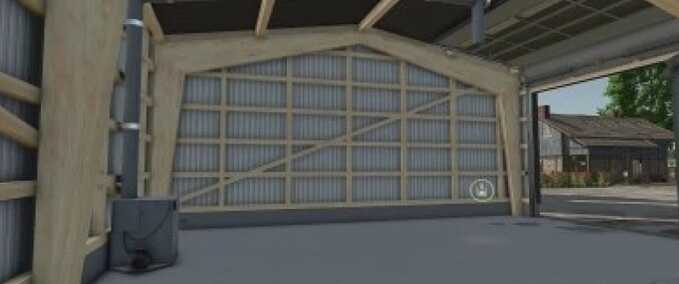 Halle mit integriertem Silo Mod Image