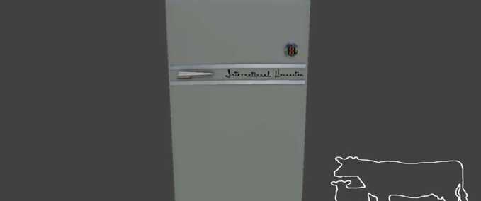 Prefab 1955 International Harvester Kühlschrank (i3D-Datei) Landwirtschafts Simulator mod