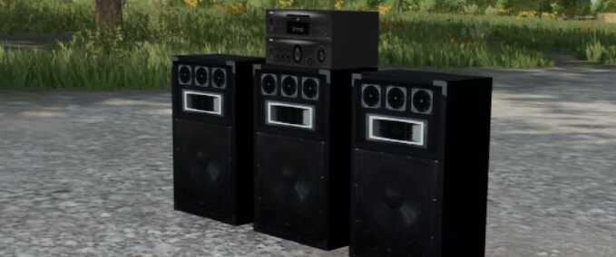 Gewichte Hardbass Audio-System Landwirtschafts Simulator mod