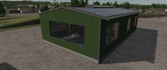 Silos Halle mit integriertem Silo Landwirtschafts Simulator mod