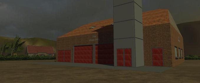 Gebäude Feuerwehrhaus Landwirtschafts Simulator mod