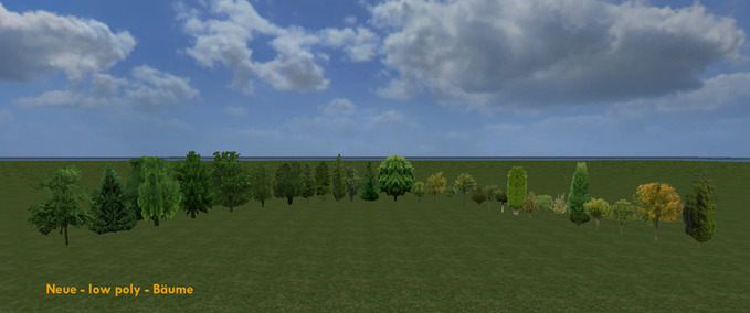 Objekte Neue - low poly - Bäume Landwirtschafts Simulator mod