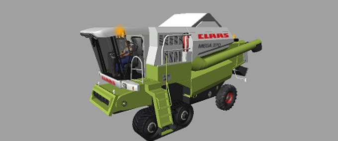 Mega CLAAS Mega 370 Ketten Landwirtschafts Simulator mod