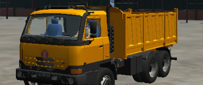 Tatra (MP) Tatra Kipper 3-Ackser - gelb Landwirtschafts Simulator mod