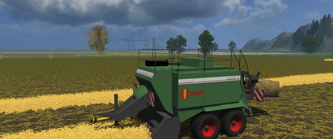 Pressen Fendt 1290 S Landwirtschafts Simulator mod