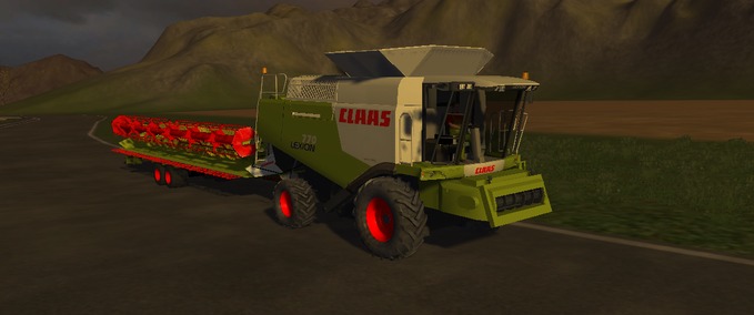 Verkehr trafficTractor Claas Lexion 770 Landwirtschafts Simulator mod
