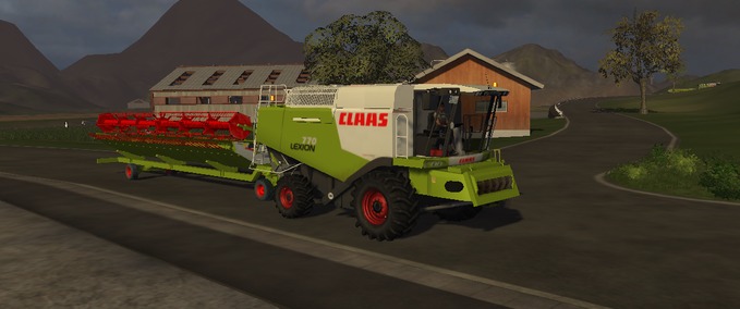 Verkehr trafficTractor Claas Lexion 770 Landwirtschafts Simulator mod