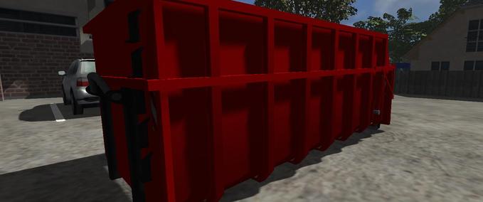 Container & Mulden Rote Mulde für HKL Landwirtschafts Simulator mod