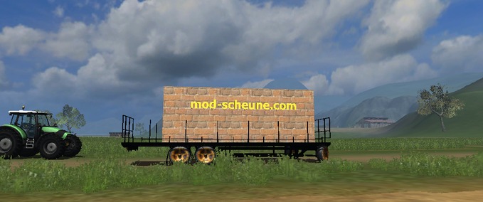 Sonstige Anhänger Mod Scheune Werbewagen Landwirtschafts Simulator mod