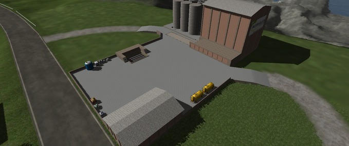 Gebäude mit Funktion Agravis Raiffeisen Landwirtschafts Simulator mod