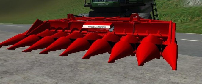 Schneidwerke & Schneidwerkswagen Maispflücker für Massey Ferguson Activa 7245 Landwirtschafts Simulator mod