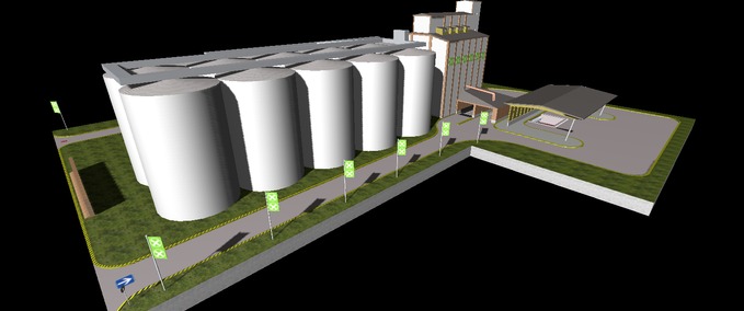 Gebäude mit Funktion Raiffeisen Nord Landwirtschafts Simulator mod