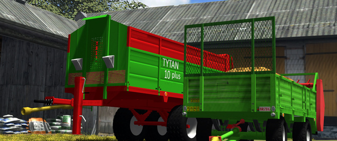 Miststreuer UNIA TYTAN 10 plus Pack Landwirtschafts Simulator mod