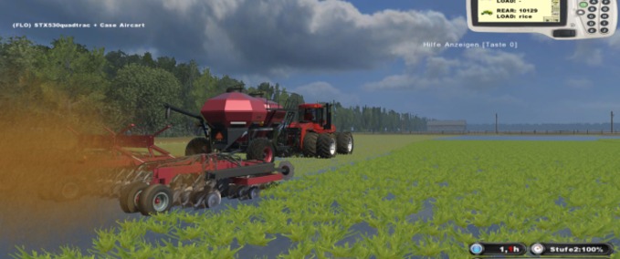 Saattechnik Case Airseeder & Aircart Landwirtschafts Simulator mod