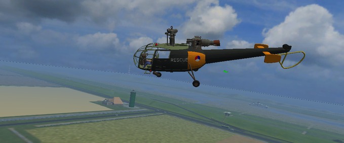 Sonstige Fahrzeuge Alouette III H20 Landwirtschafts Simulator mod