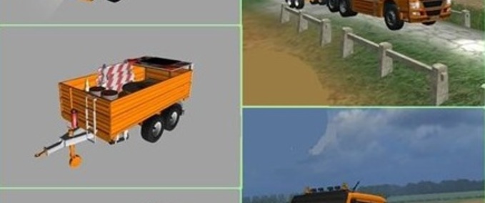 MAZ & Kamaz & Gaz MAN TGX HKL Wagen Landwirtschafts Simulator mod