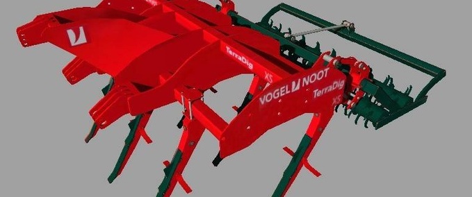 Grubber & Eggen Vogel & Noot TerraDig XS Landwirtschafts Simulator mod
