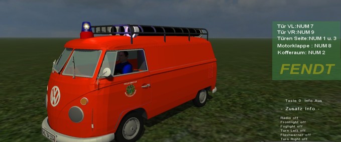 Feuerwehr VW LF8ts B Wolle Landwirtschafts Simulator mod