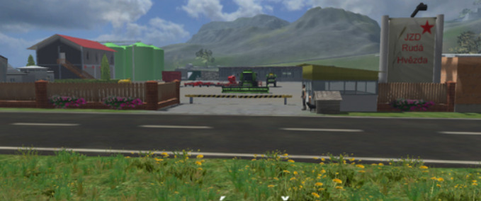 Maps JZD Ruda Hvezda  Landwirtschafts Simulator mod