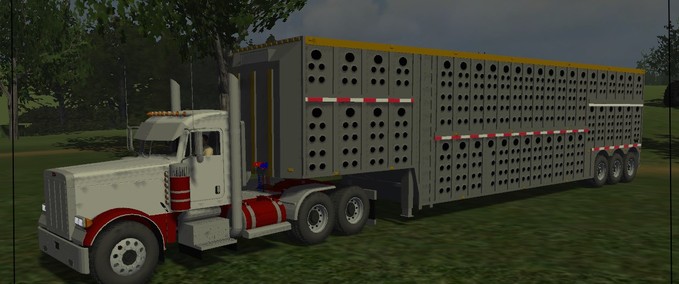 Peterbilt & Kenworth LiveStock Transport Pack Landwirtschafts Simulator mod