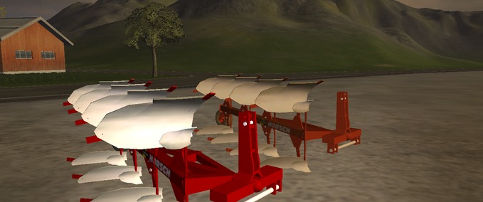 Pflüge Horsch 4 Schar-wende Pflug Landwirtschafts Simulator mod