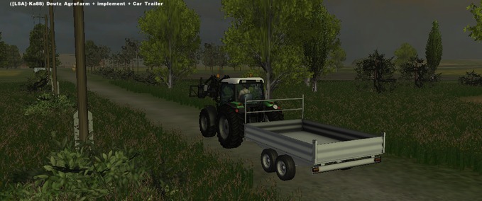 Tandem kleiner 2 achser Landwirtschafts Simulator mod