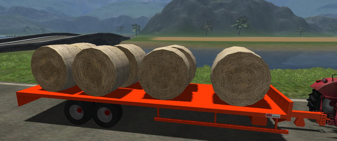 Ballentransport Mac-Trailer Landwirtschafts Simulator mod