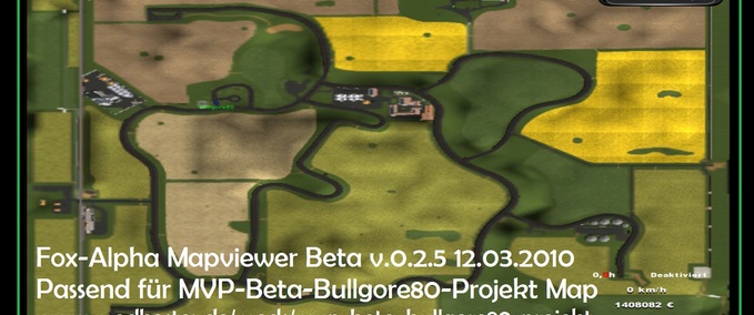 Tools Mapviewer für MVP-Beta-Bullgore80 Map Landwirtschafts Simulator mod