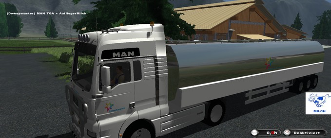 LKWs Friesland Campina Milch trailer+truck Landwirtschafts Simulator mod