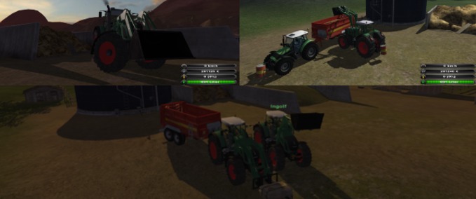Vario 900er Fendt 936 mit Frontlader Landwirtschafts Simulator mod
