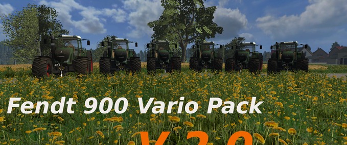 Vario 900er Fendt 900 VarioPack + Bonus Schlepper Landwirtschafts Simulator mod