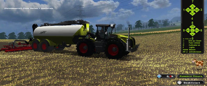 Güllefässer Claas Xerion 5000 +Kaweco Injecteur  Landwirtschafts Simulator mod