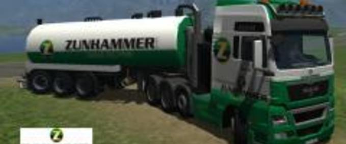man tgx with manure zuhammer tanker Mod Image