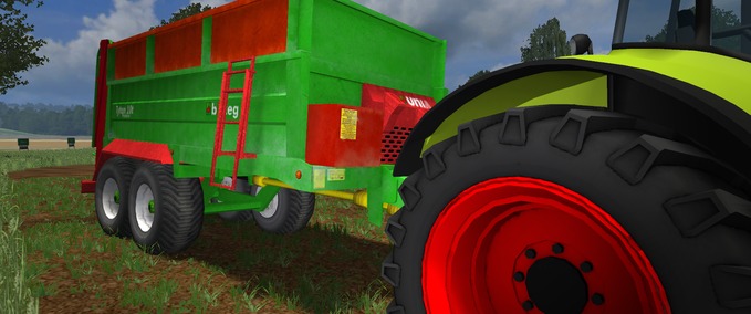 Miststreuer Unia Tytan- Premium 10ton Landwirtschafts Simulator mod