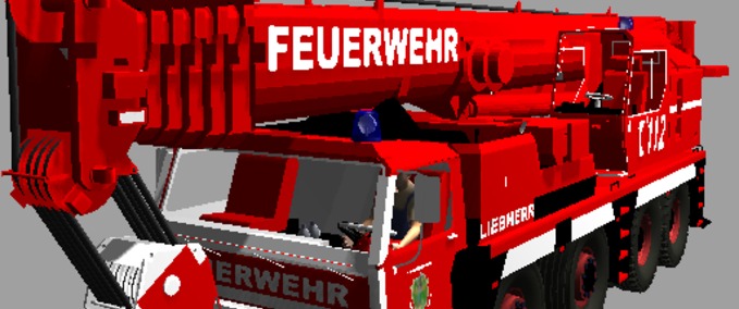 LKWs Feuerwehr-Kranwagen Landwirtschafts Simulator mod