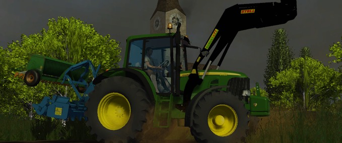 6000er John Deere 6420 FL Landwirtschafts Simulator mod