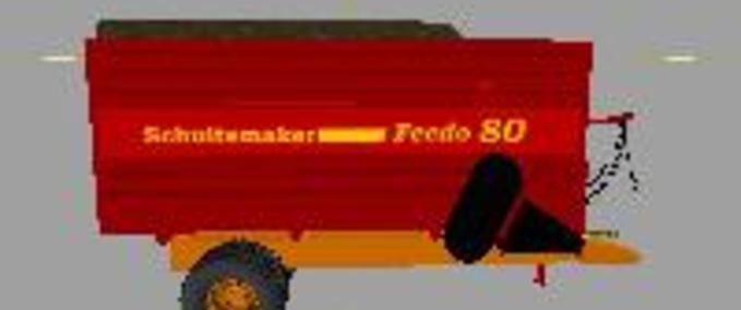 Sonstige Anhänger Schuitemaker Feedo 80-13 Landwirtschafts Simulator mod