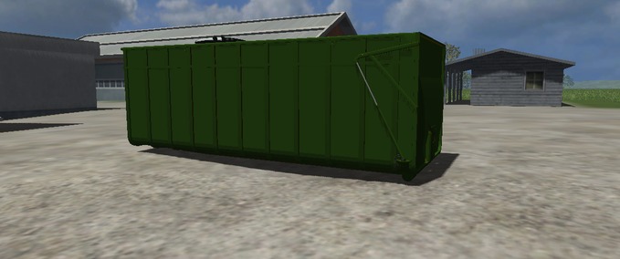 Sonstige Anhänger Agroliner Container Grün Landwirtschafts Simulator mod