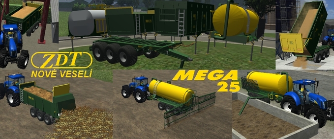 Tridem ZDT MEGA 25 Pack Landwirtschafts Simulator mod