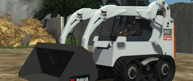 Bagger & Radlader Bobcat S330 Trac Landwirtschafts Simulator mod