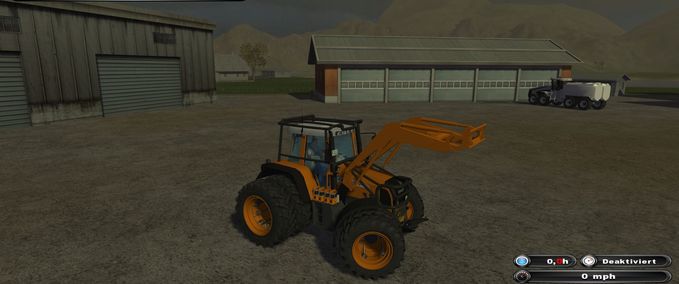 Vario 200 -700 fendt 718 fl komunal - orange Landwirtschafts Simulator mod