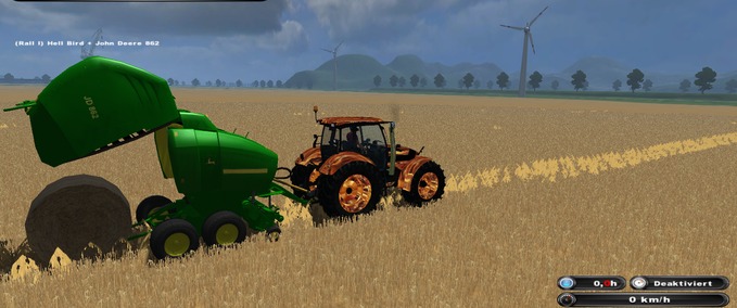 Pressen John Deere 862 Landwirtschafts Simulator mod