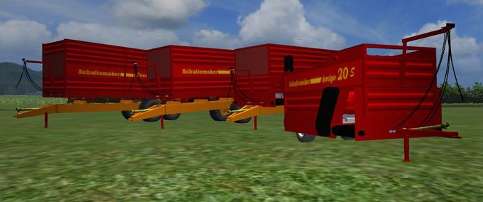Sonstige Anhänger Schuitemaker Feeding trailer Pack mais & grass Landwirtschafts Simulator mod