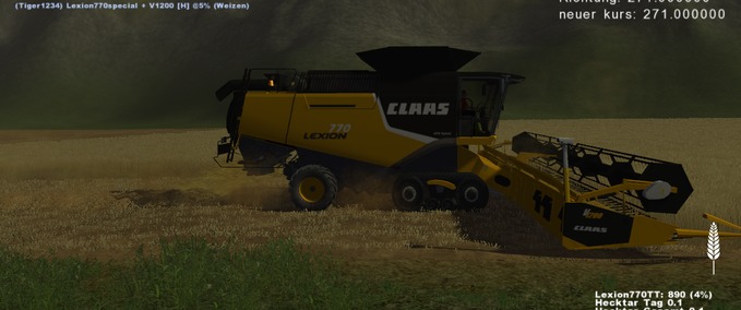 Lexion Claas Lexion 770 American Version Pack  Landwirtschafts Simulator mod